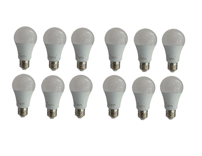 TLI 9W LED Bulb E27 / Screw Cool White Pack of 12