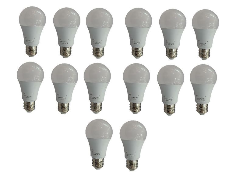TLI 9W LED Bulb E27 / Screw Cool White Pack of 14