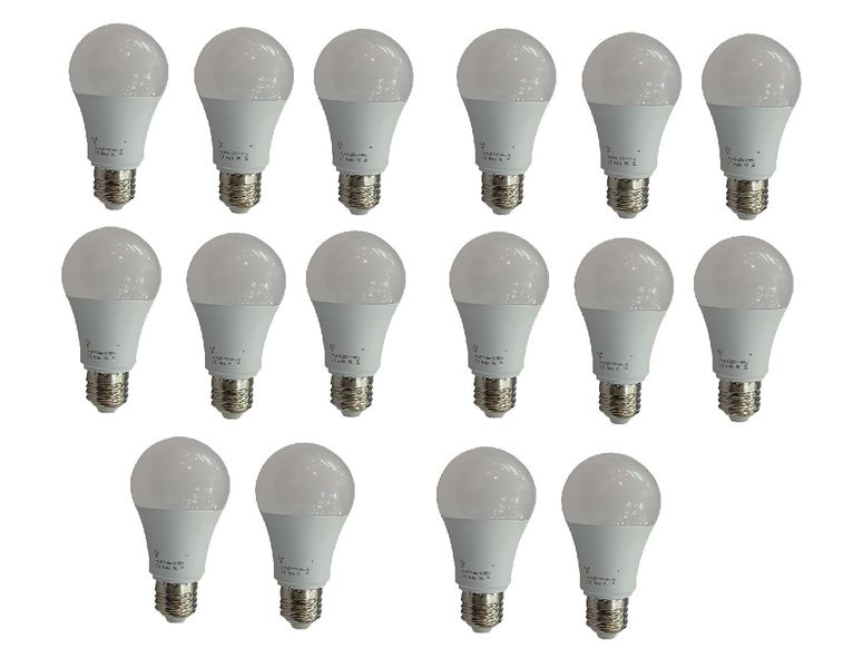 TLI 9W LED Bulb E27 / Screw Cool White Pack of 16