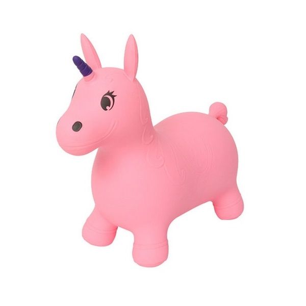 Ride-On Inflatable Jump, Hop and Bounce Unicorn Hopper