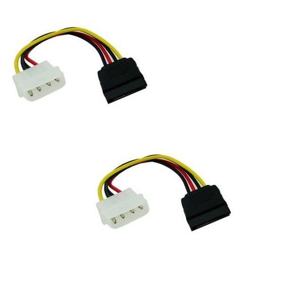 Satapower Cable - Molex to SATA - 2 Pack