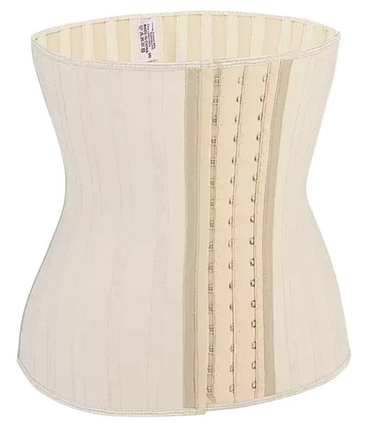LADY DASH Aggressive Waist Trainer - 25 Flexi-Steel - Cream