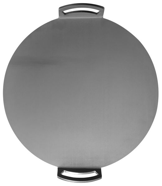 Eboy Steel Pizza Baking Sheet 41 cm Round with Handles - Stainless Steel