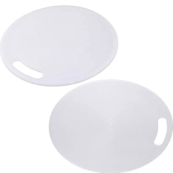 Plastic Cutting Board Round - Pack of 2