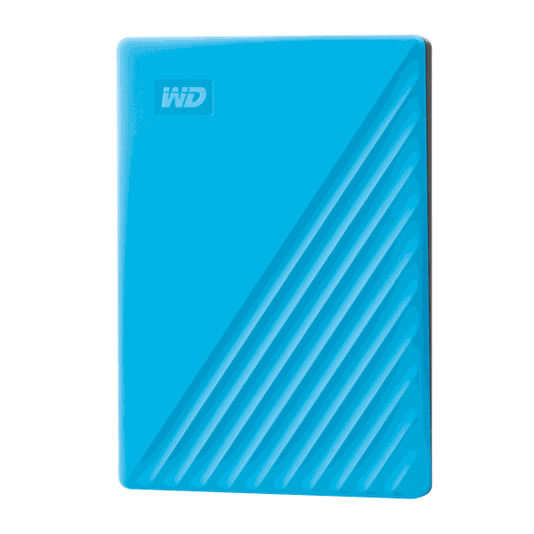 WD MY Passport 2TB Portable Hard Drive - Blue