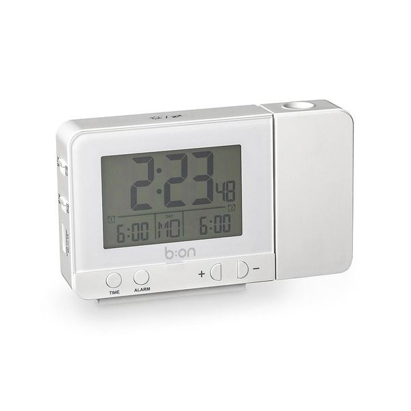 Projection Alarm Clock Stellar White 220V-5V