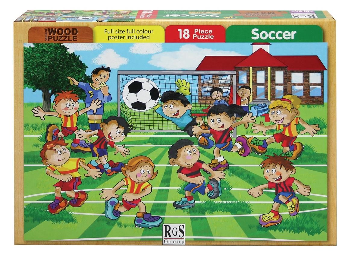 RGS Group Soccer Wooden Puzzle - 18 Piece | Shop Today. Get it