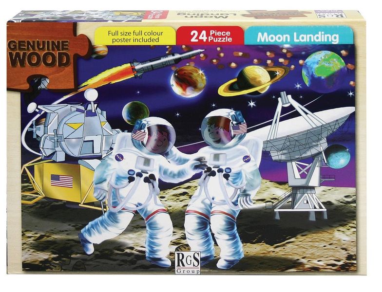 RGS Group Moon Landing Wooden Puzzle - 24 Piece