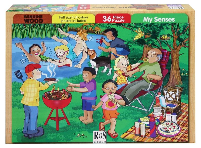 RGS Group My Senses Wooden Puzzle 36 Piece (A4)