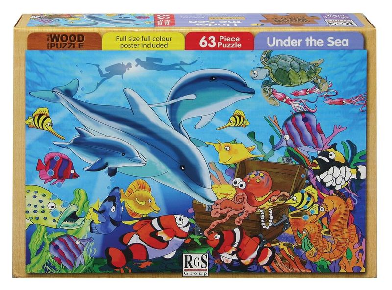 RGS Group Under The Sea Wooden Puzzle - 63 Piece