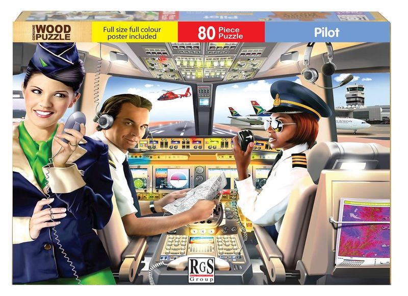 RGS Group Pilot Wooden Puzzle - 80 Piece