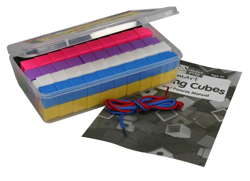 RGS Group Counting Cubes In Plastic Box - 100 Pieces
