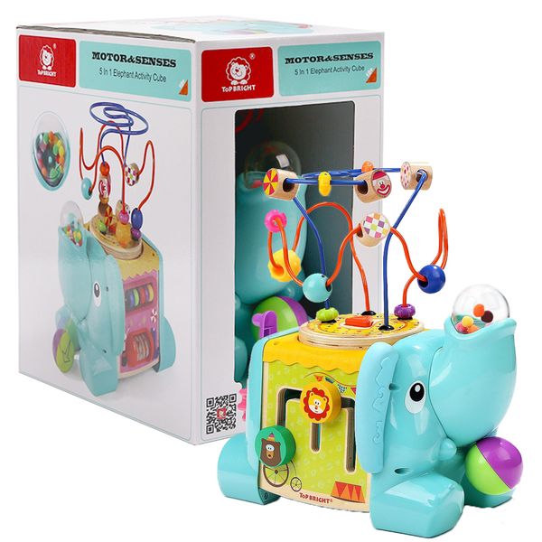 TopBright 5-in-1 Elephant Activity Cube