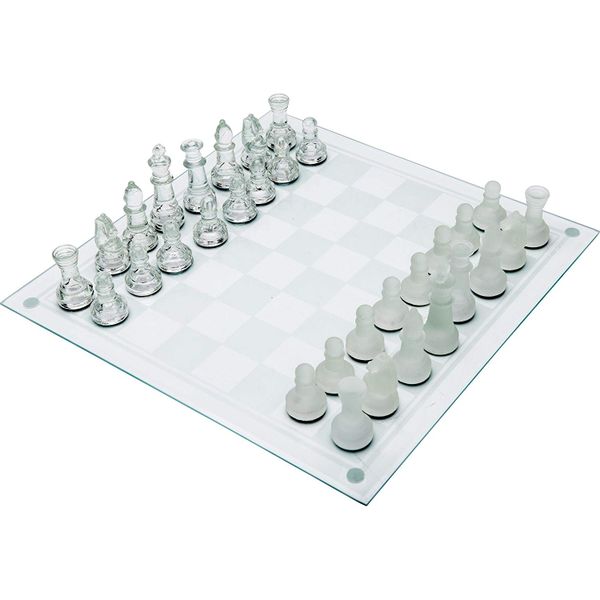 Modern Glass Chess Set