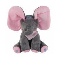 pink peek a boo elephant