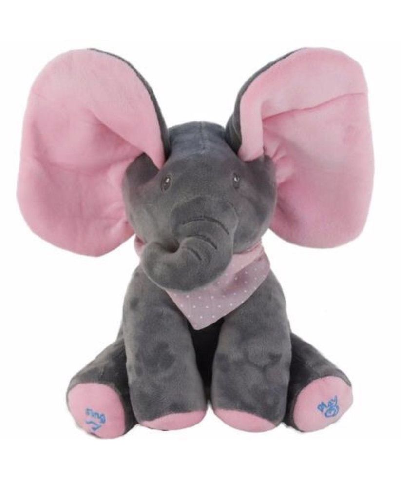 peek a boo elephant pink