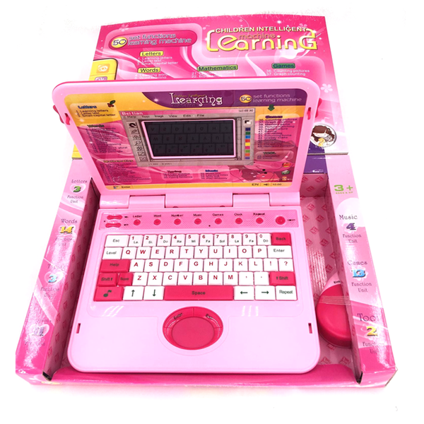 50 Functions Laptop Children Learning Independently-Pink