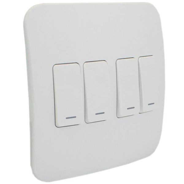 Veti Four Lever Light Switch (VG111C4VW)