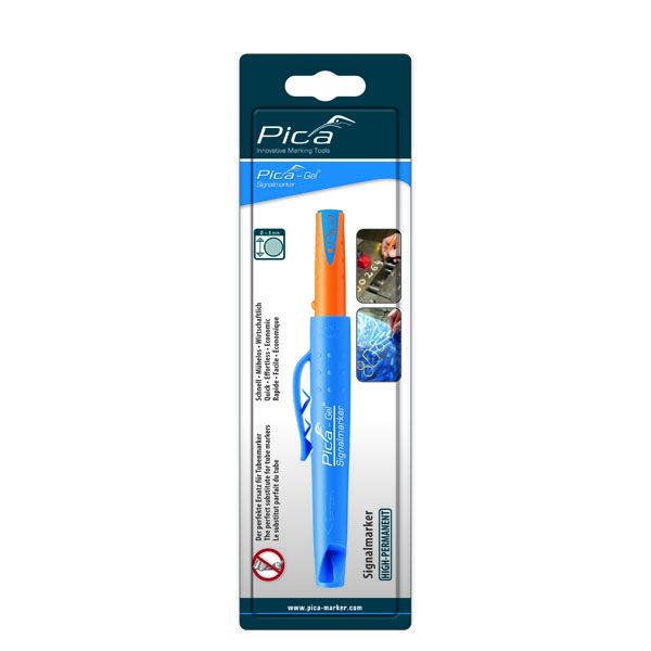 Pica Gel Signalmarker Crayon Marker Blue