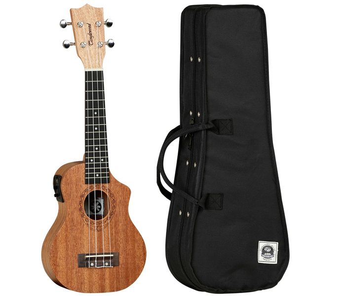 Tanglewood TWT1CE Tiare Ukulele Soprano Mahogany with Case &amp; Cutaway
