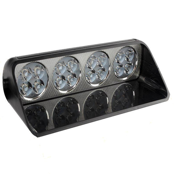 Amber Yellow Strobe Light Car Dash Emergency 3 Flashing Modes Lamp