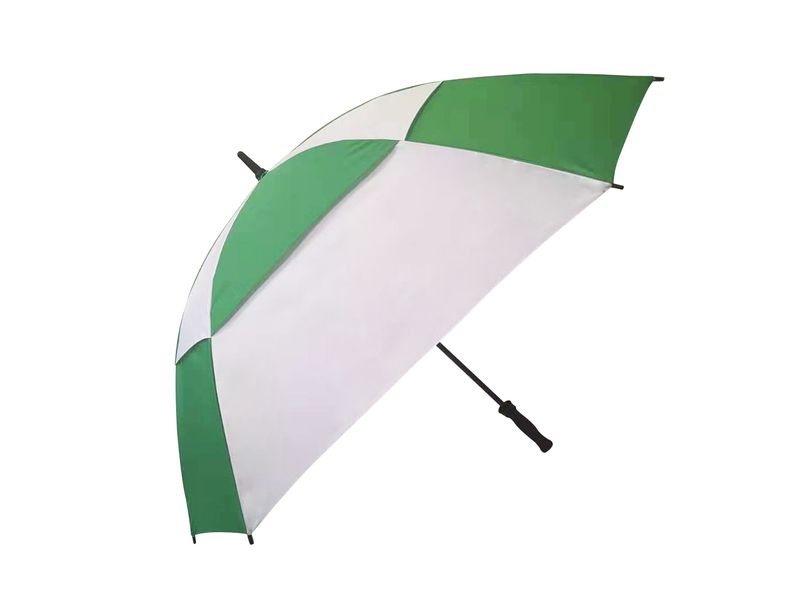 Alice Umbrella Golf Manual Open Fibreglass Frame Rubberised Handle