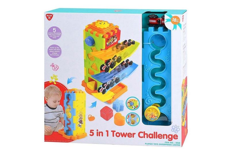 Play 5 In 1 Tower Challenge