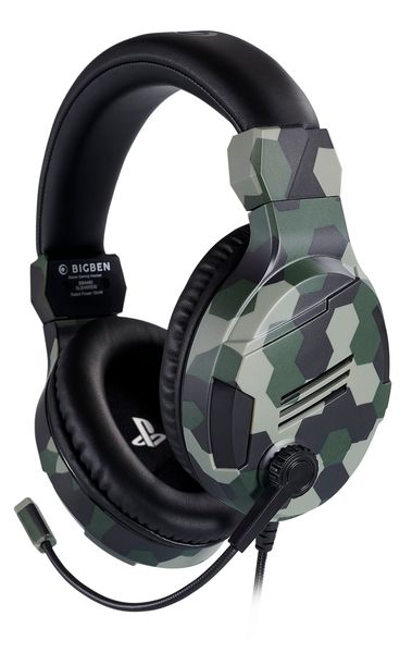 Stereo Gaming Headset for PS4 - Camo Green