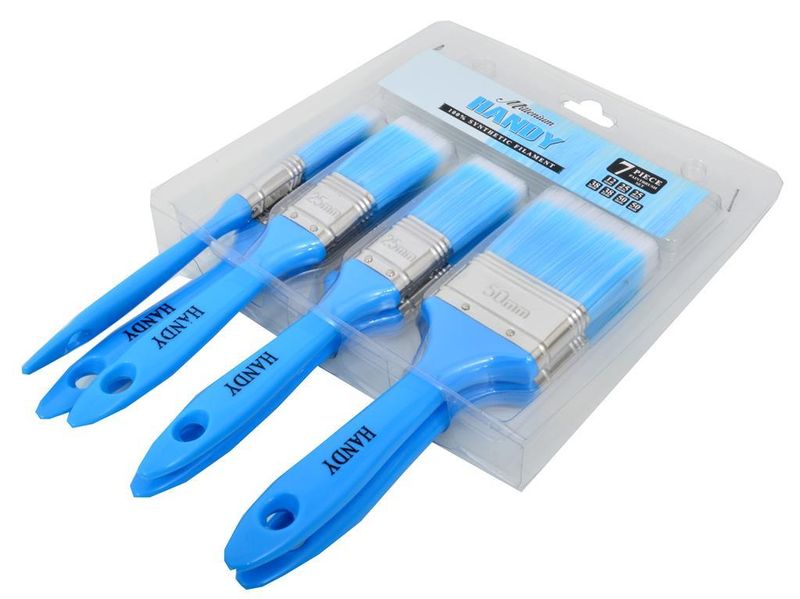 AcademyBrushware Paint Brush Handy 7 Piece Set