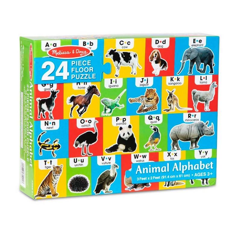 Animal Alphabet Floor Puzzle - 24 Piece 