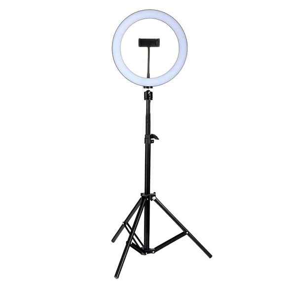 25cm Dimmable LED Ring Light Lamp with 2.1m Tripod Stand