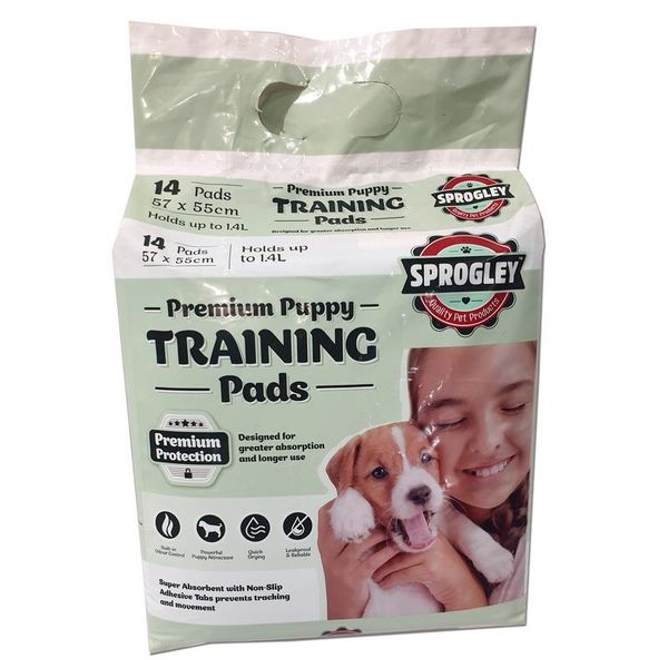 Sprogley Puppy Training Pads- 14 pack