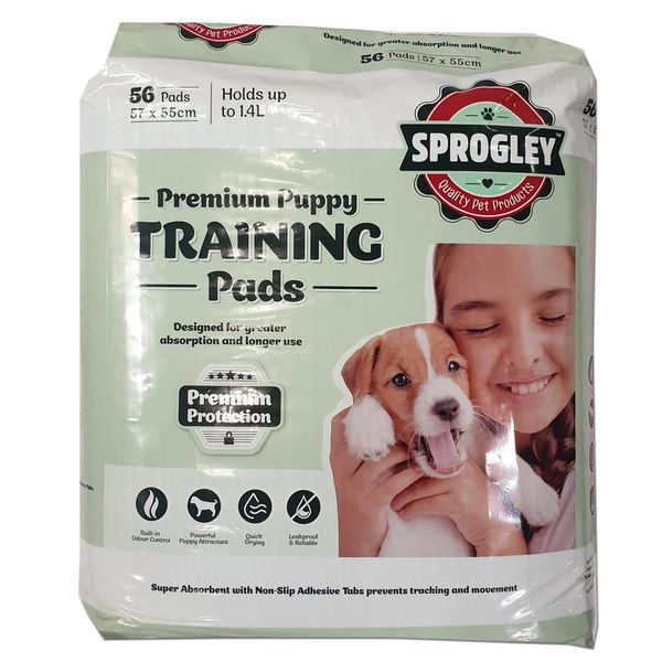 Sprogley Puppy Training Pads 56 Pack GoForage.co.za