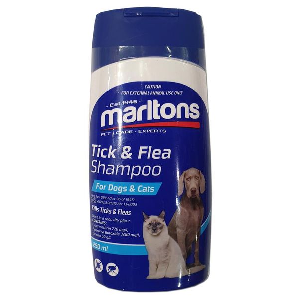Marltons Tick &amp; Flea Shampoo 250ml