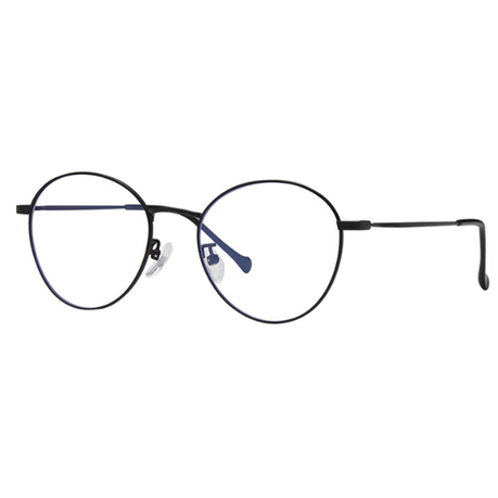 blue light glasses circle frame