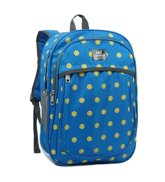 Emoji School Backpack Smile 20L - Royal Blue