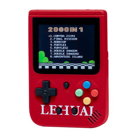 Lehuai 200 in 1 Digital Game Console E-858S Red Image