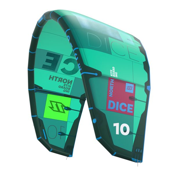 North Kiteboarding (Duotone) - Dice 5m 2018 - Green - kite only