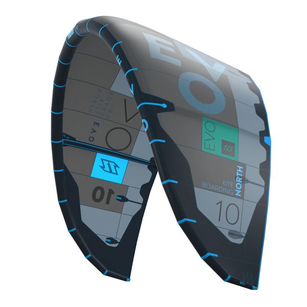 North Kiteboarding (Duotone) - Evo 4m 2018 - Black - kite only