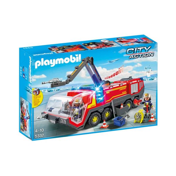 Playmobil Airport Fire Engine with Lights &amp; Sound 5337 for Age 4 to 10 Years