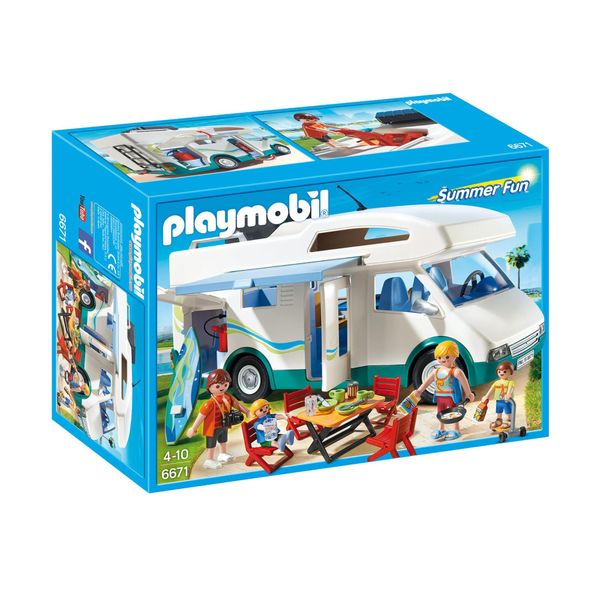 PLAYMOBIL Summer Camper 6671 - 4 - 10 Years - 93 Pcs