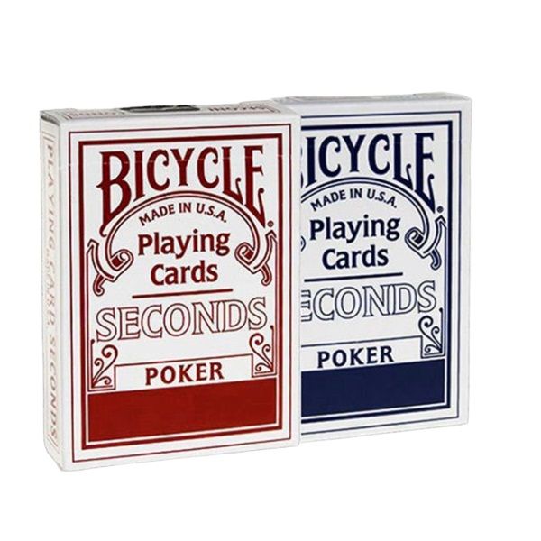 Playing Cards Bicycle Seconds x 2 Sets Blue &amp; Red