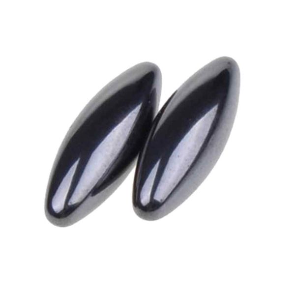 Bulk Pack x 24 Bezu Bigz Ferrite Magnets Oval Rugby Ball Shape Set