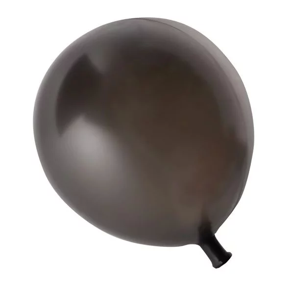 Bulk Pack x 12 Helium Balloons - Metallic Black