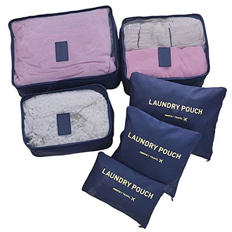 Travel Laundry Pouch Organiser 6 Piece Navy Shop Today. Get it Tomorrow takealot