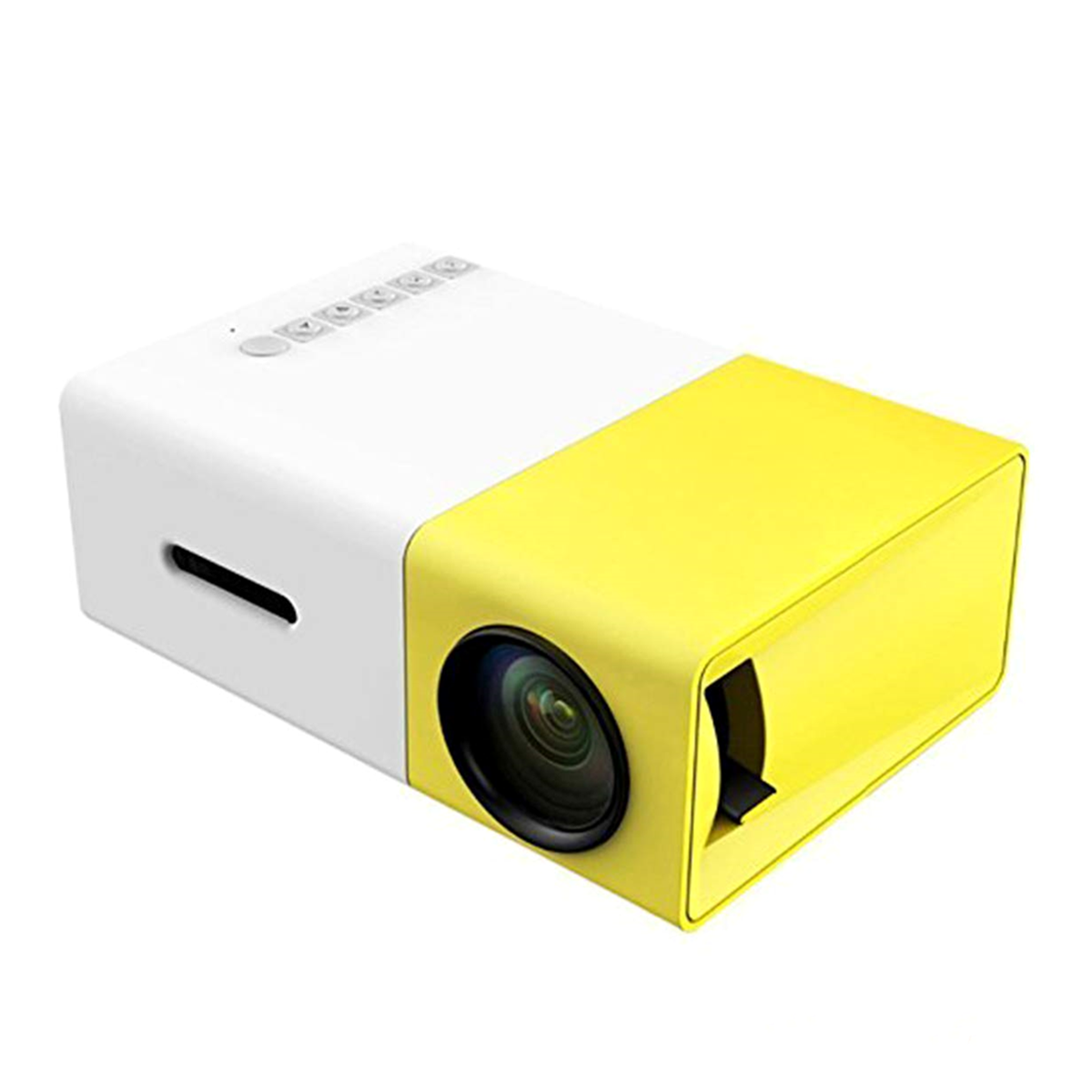Portable YG300 Mini LED Projector - Yellow