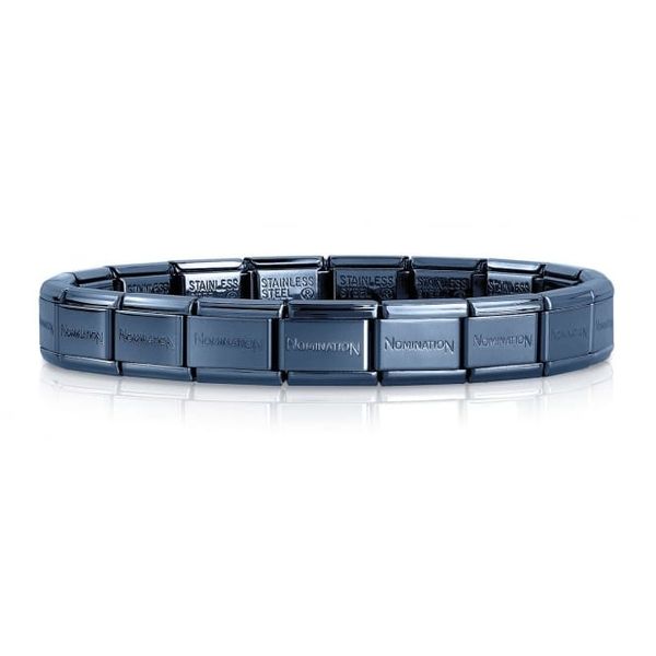 Nomination Stainless Steel IP Blue Coating Bracelet 18 Links