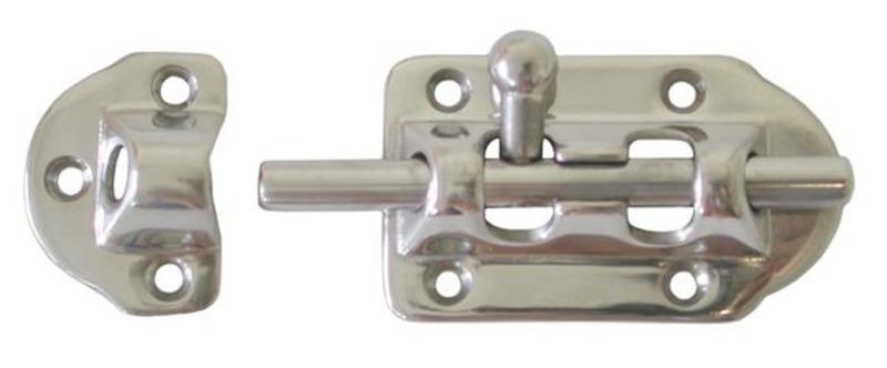 Marine Grade Stainless Steel Barrel Bolt - 76 x 38mm