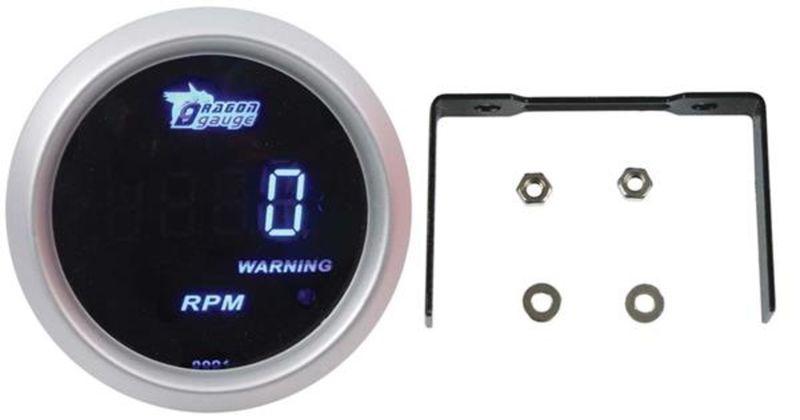 Dragon Gauge 52mm Digital Tachometer