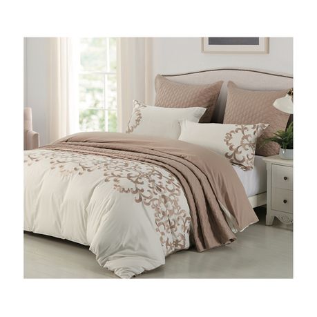 Bedding Set - Sierra - Cream \u0026 Caramel 